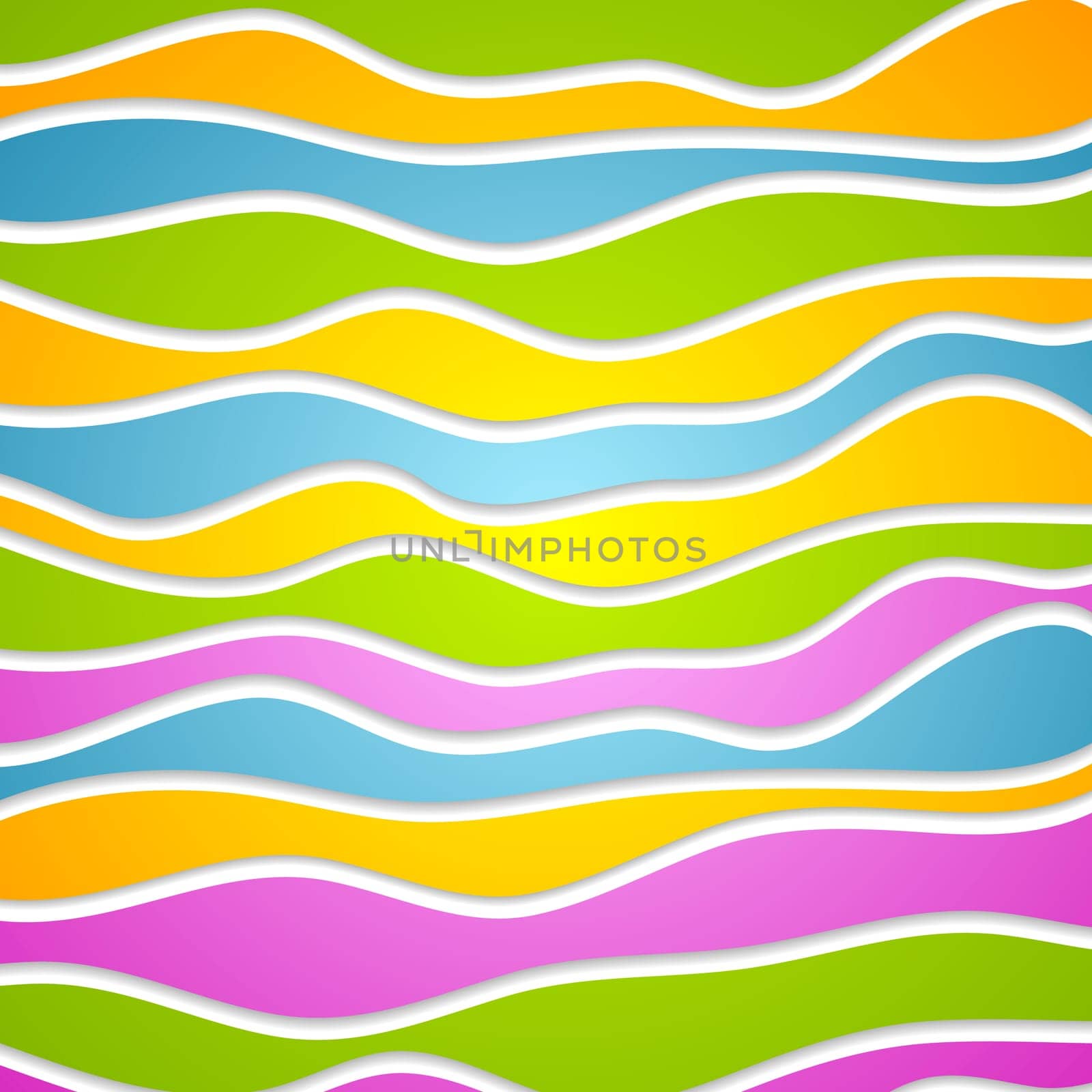 Abstract colorful waves. Background template for your design