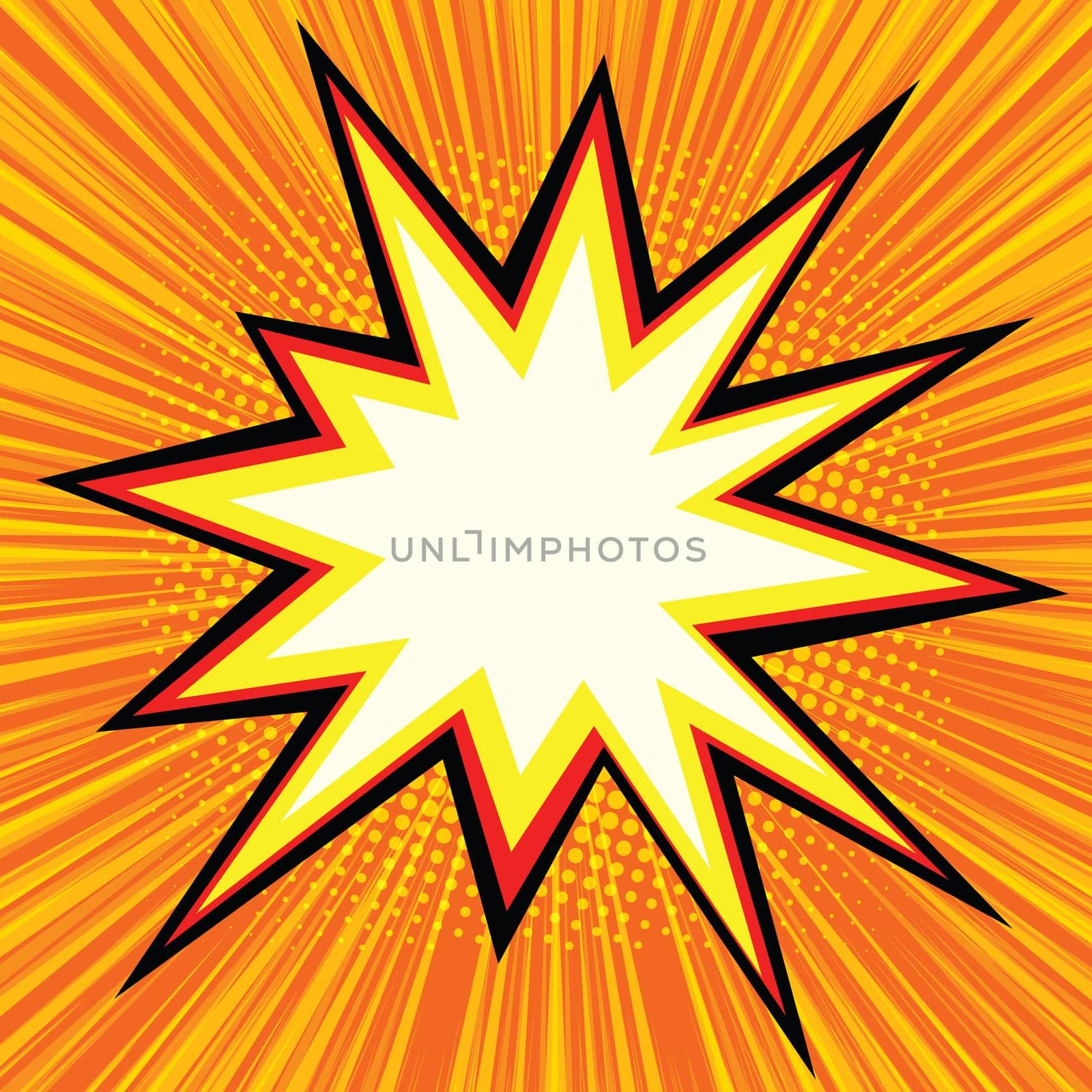 Explosion comics bubble pop art retro vector