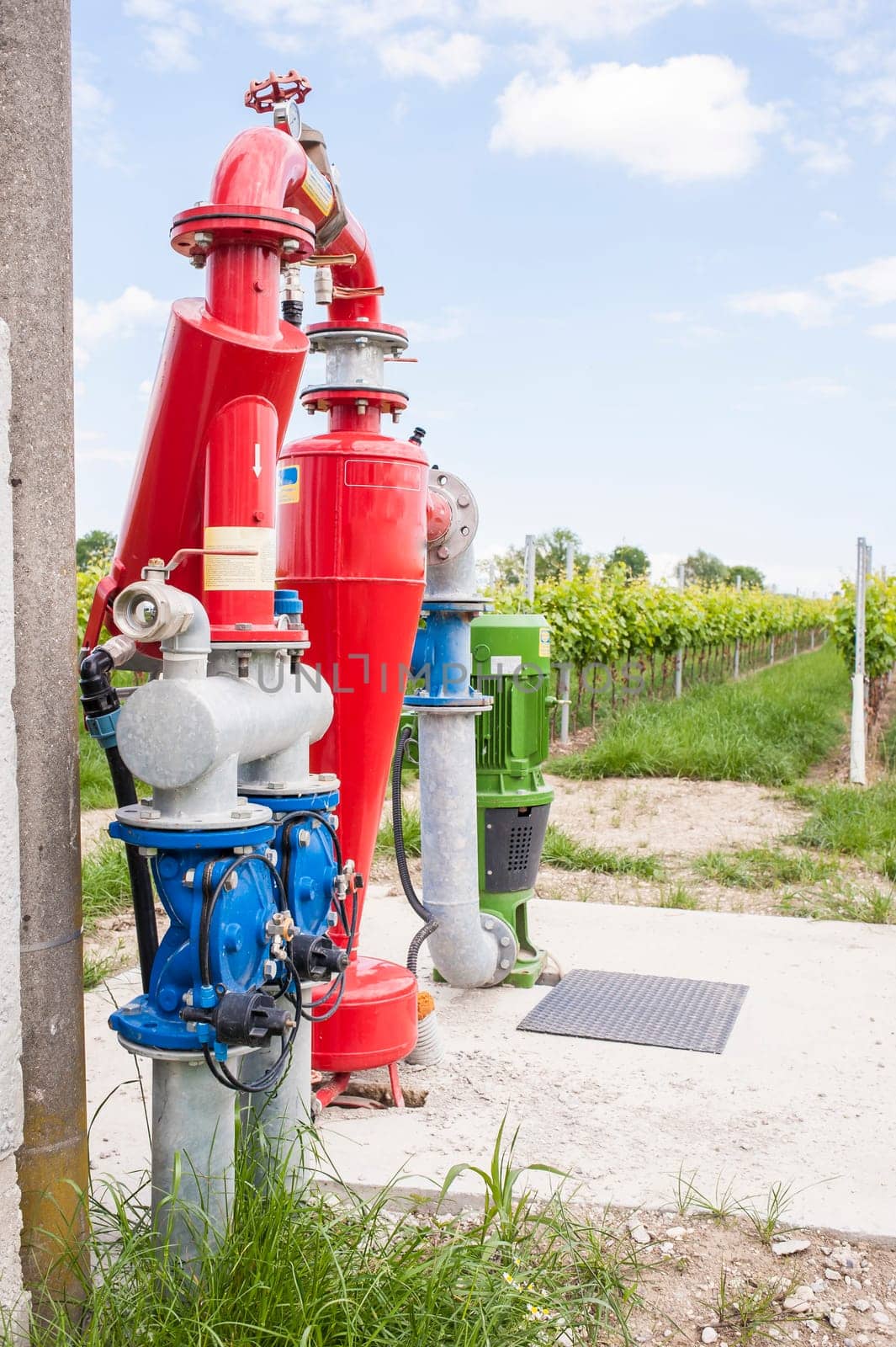 System for pumping irrigation water for agriculture