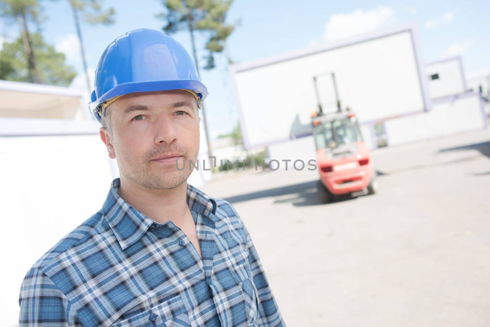man with helmet on