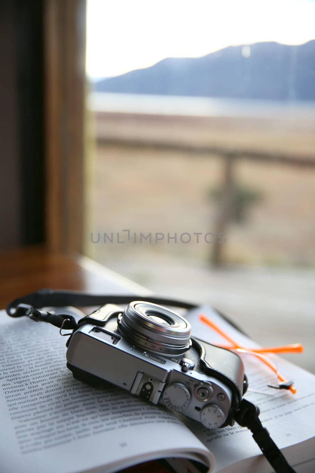 Traveler's kit set on table