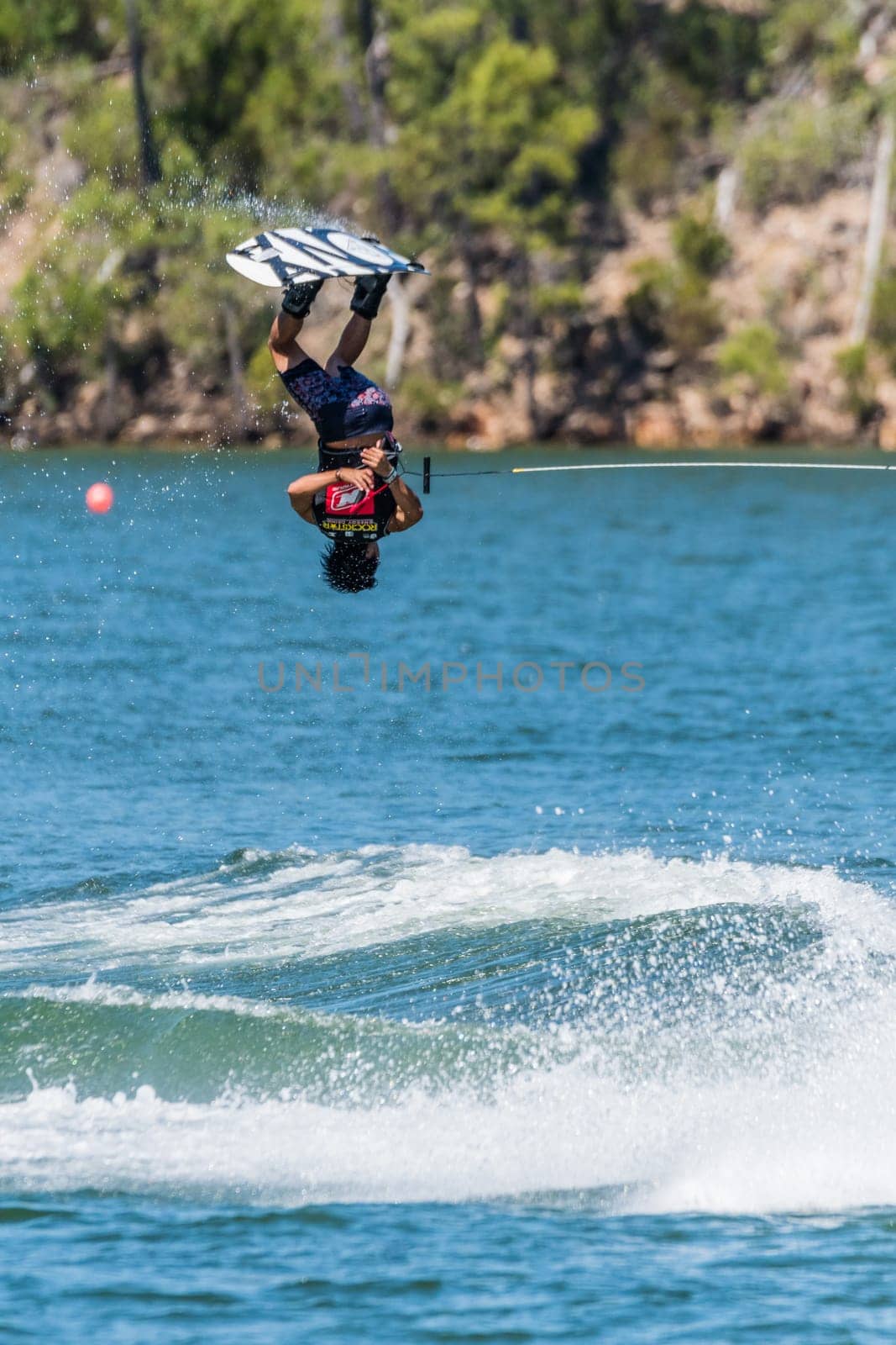FERREIRA DO ZEZERE, PORTUGAL - JUNE 12, 2016: Shota Tezuka (JPN) during the 2016 Nautique European Pro Am presented by Rockstar Energy.