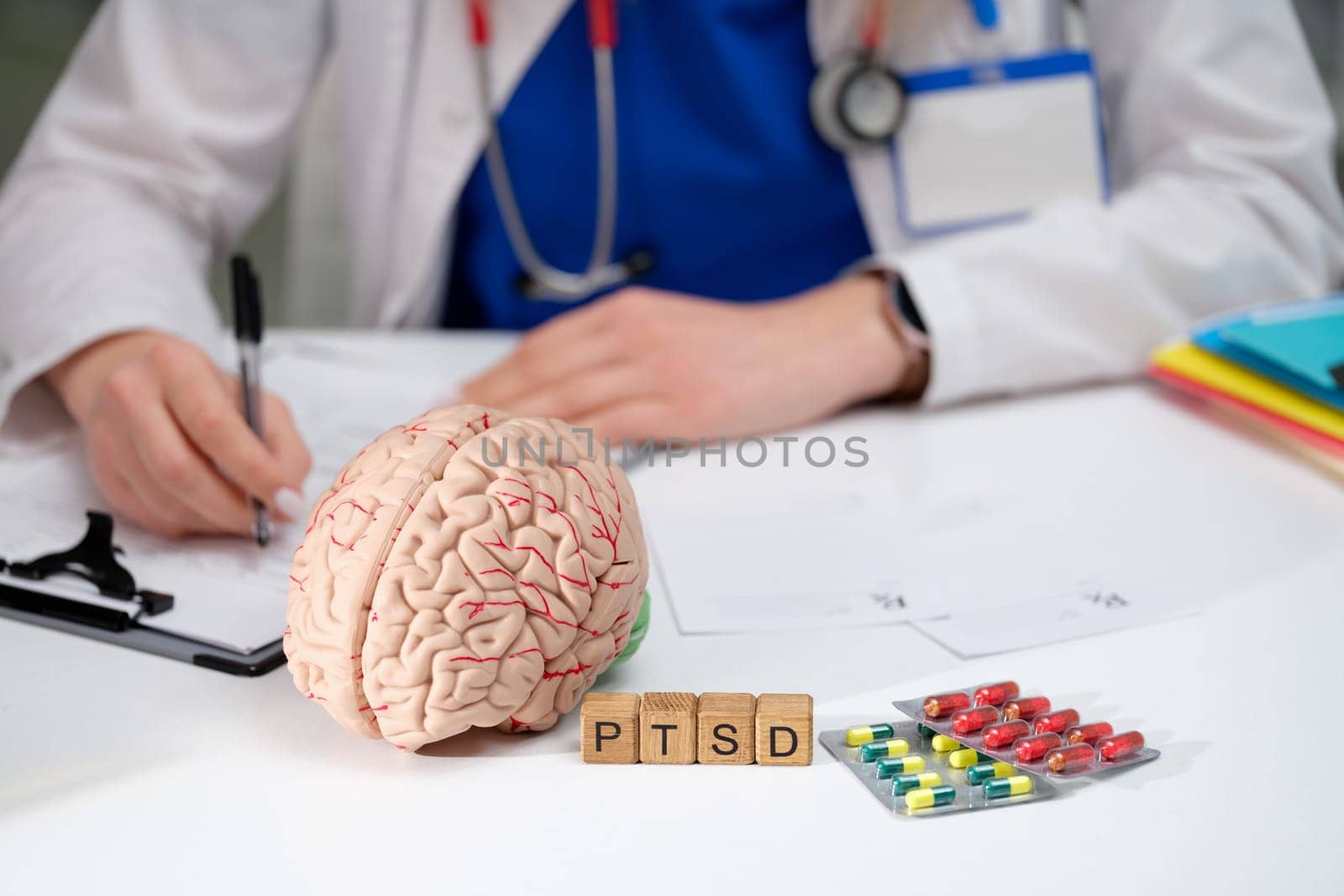 Overview of PTSD treatment focusing on brain imagery techniques, medication options, and doctors insights