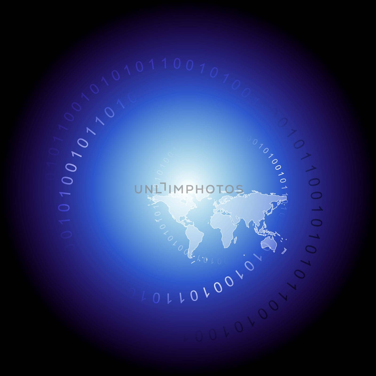 Dark blue map tech design. Abstract background