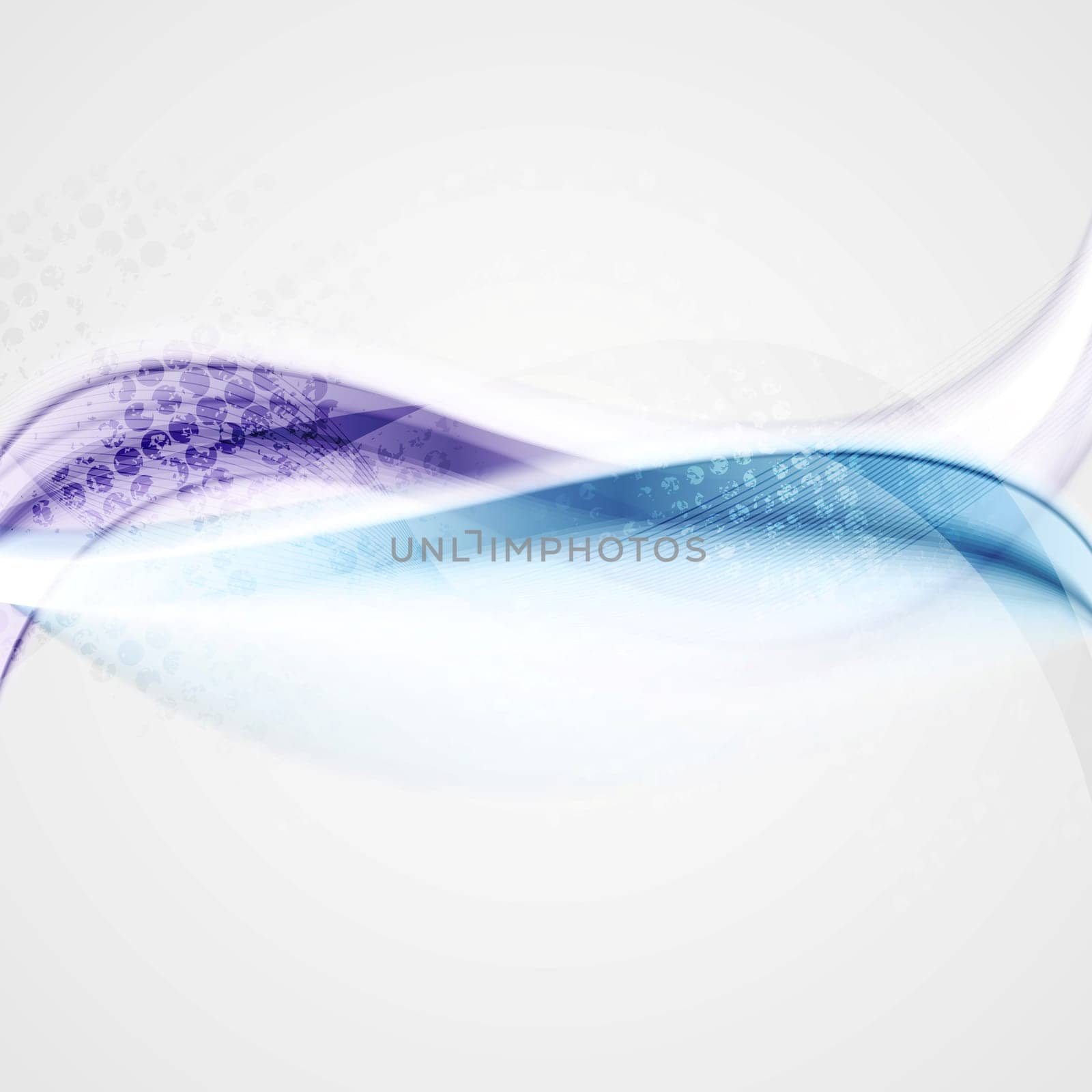 Smooth grungy waves abstract background