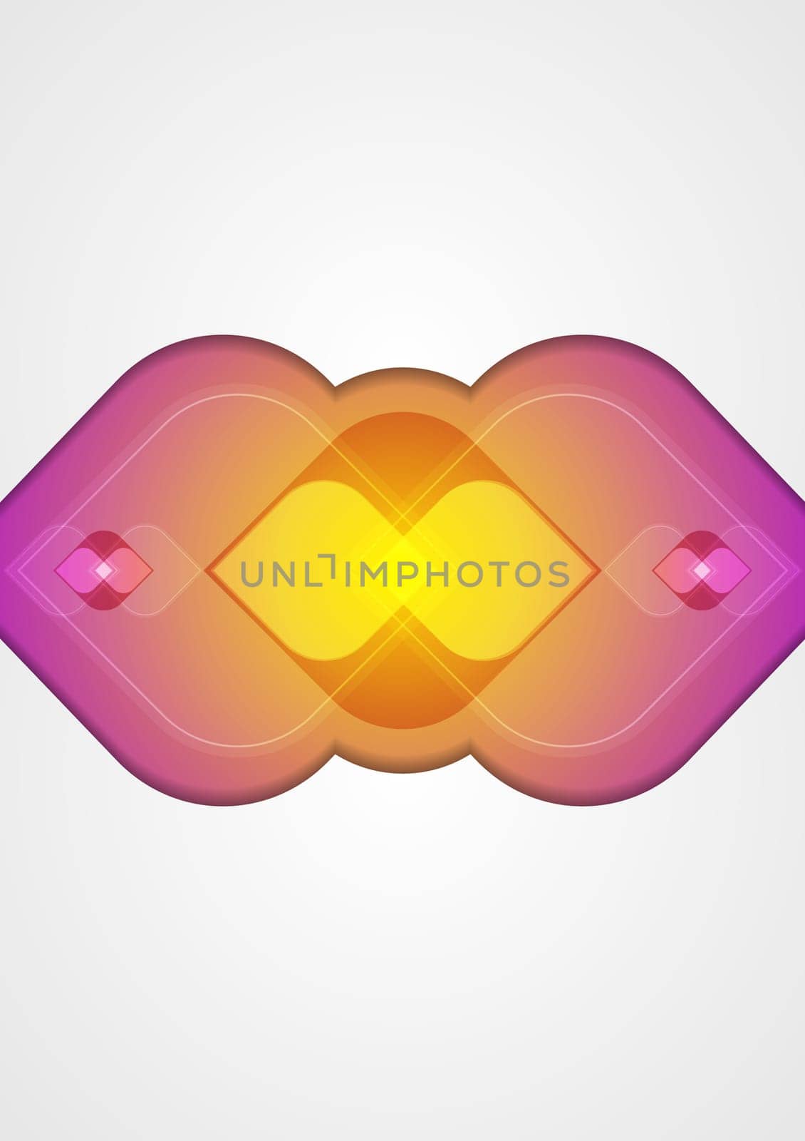 Abstract wavy shape modern tech background