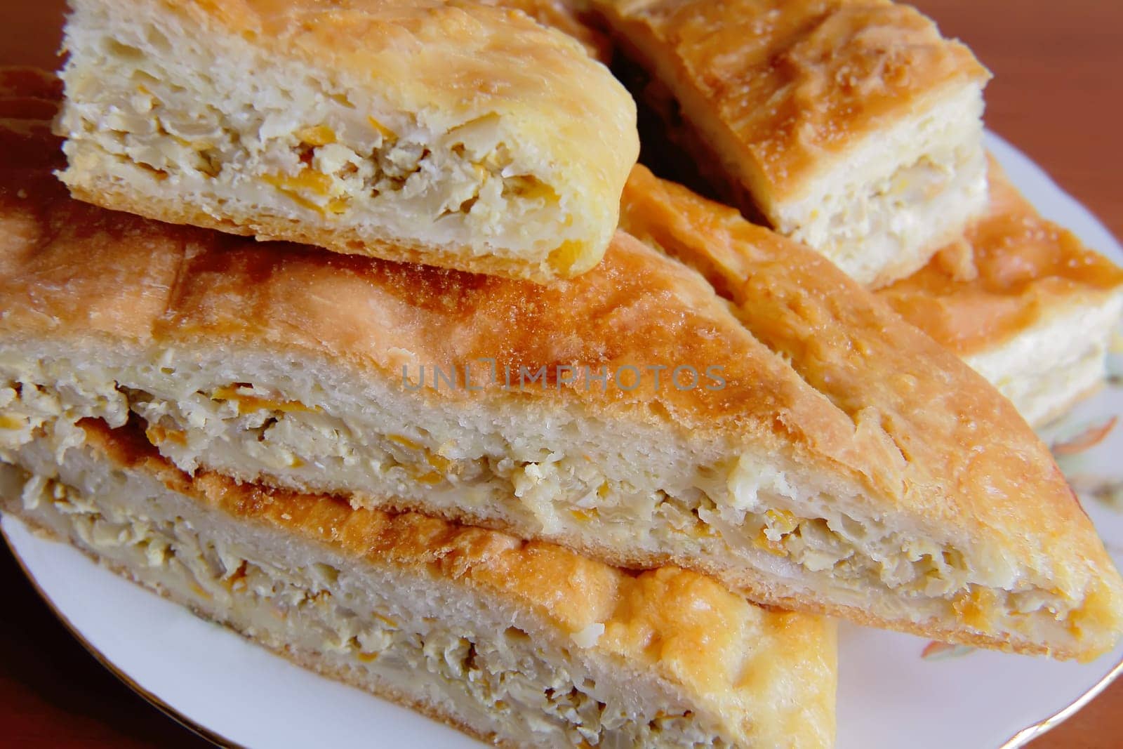 Image of Russian Traditional handmade ruddy pie