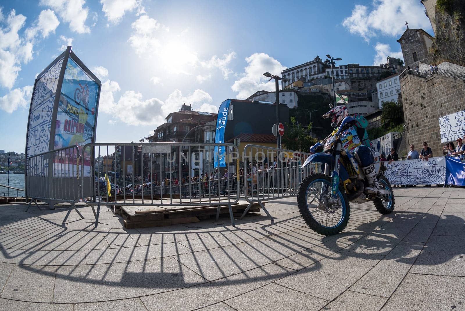PORTO, PORTUGAL - JUNE 17, 2016: XL pilot Ruben Fernandez (ESP) during the Extreme Lagares 2016 prologue.