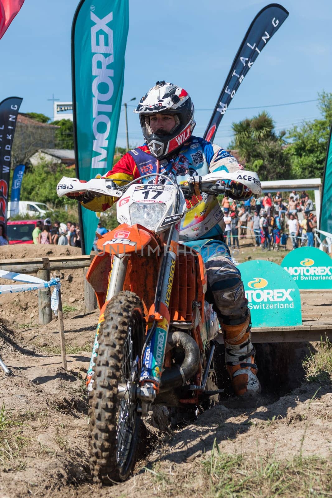 PENAFIEL, PORTUGAL - JUNE 19, 2016: Pro pilot Joel Vieira (PRT) during the Extreme Lagares 2016.