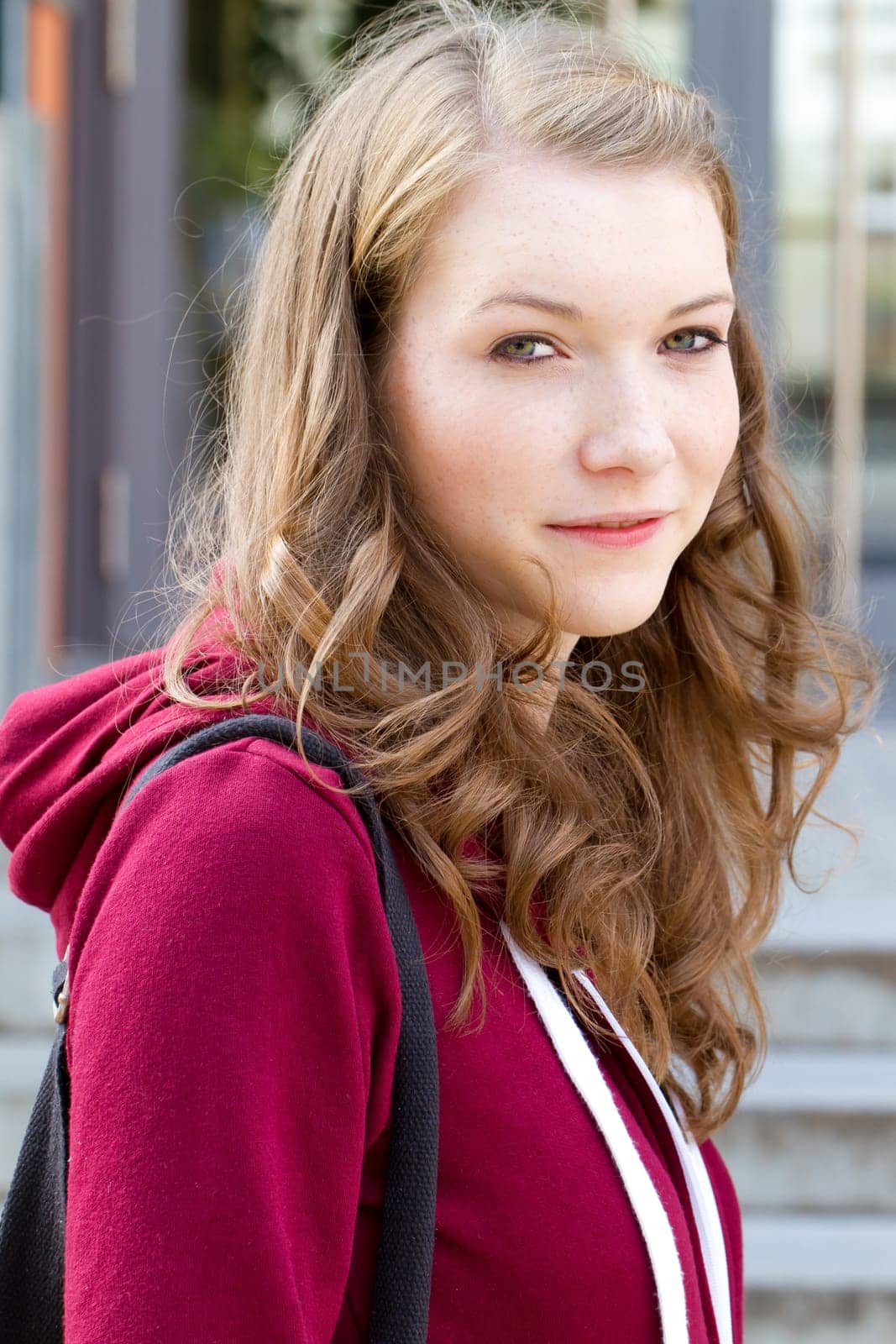 Young woman at school