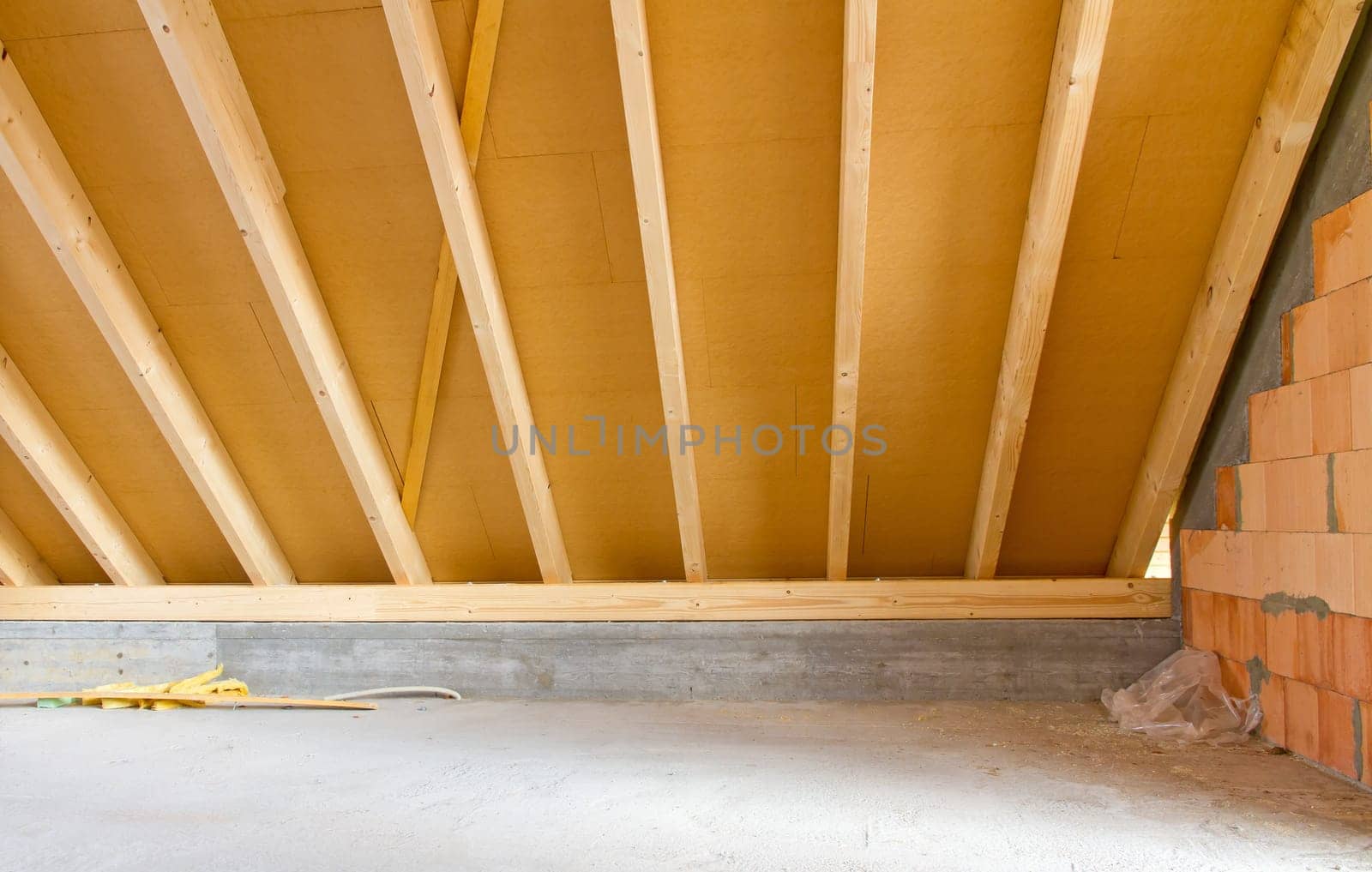 roof in a new building