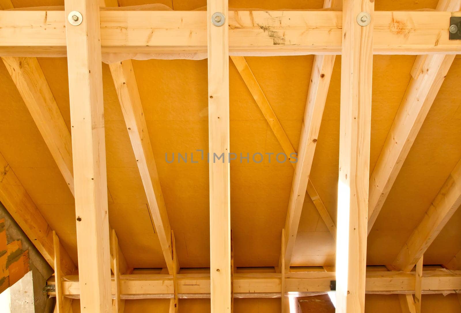 roof in a new building
