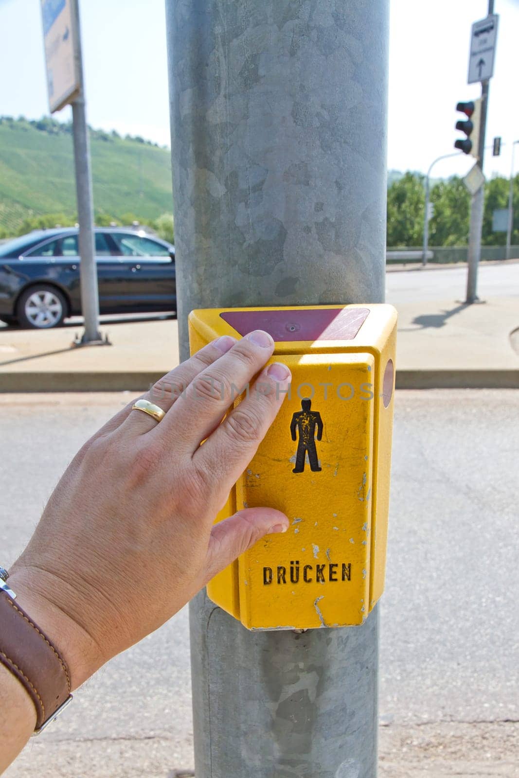 pedestrians on the way