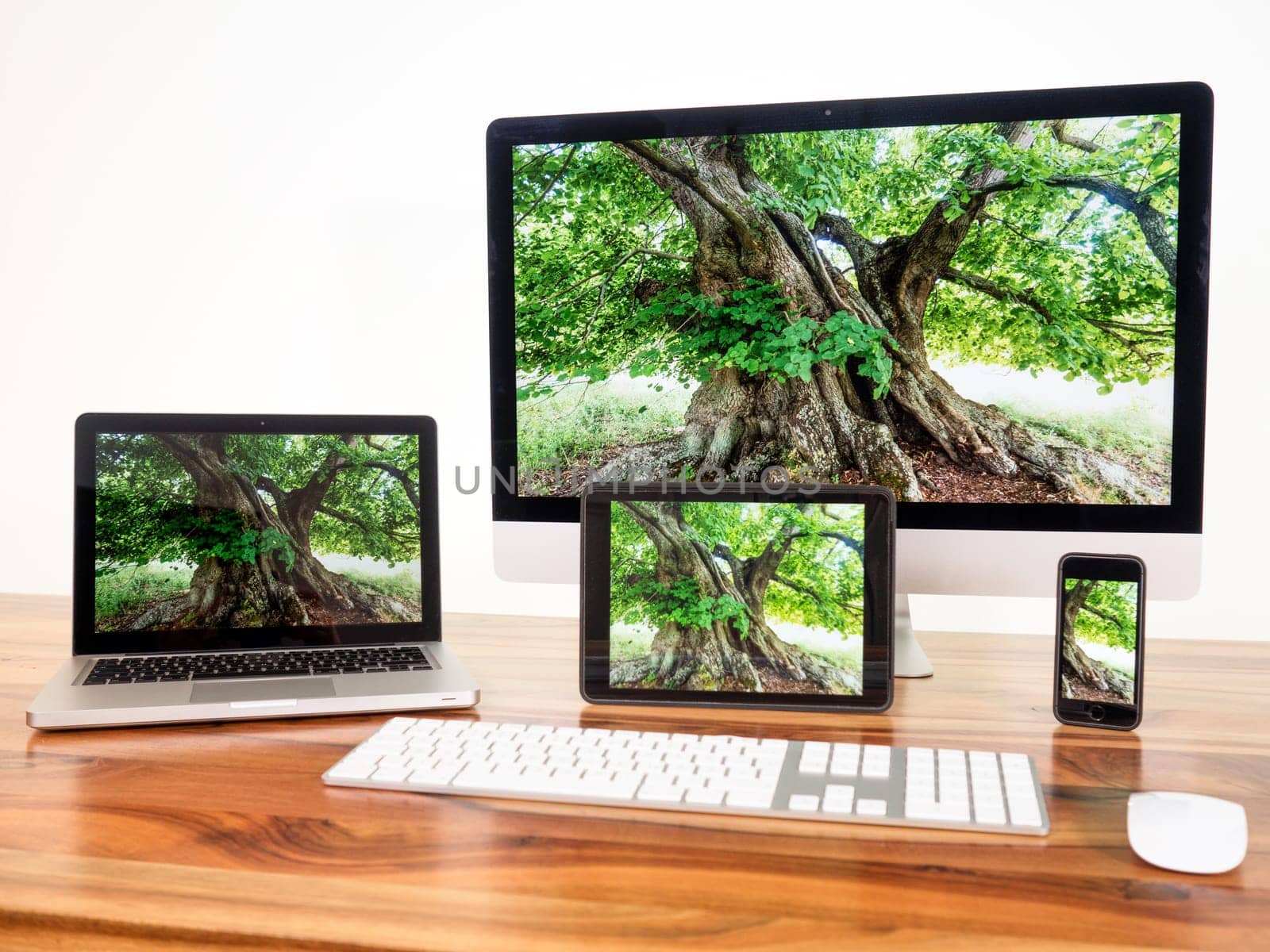 connected computers and mobile devices