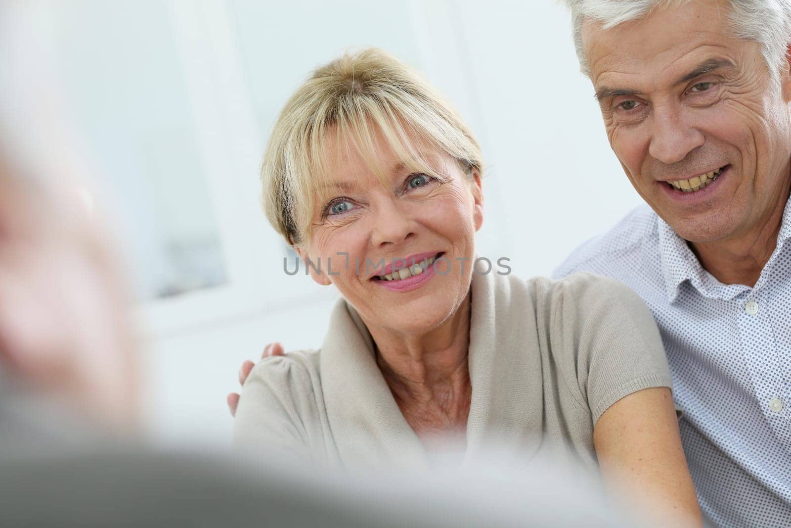 Portrait of happy senior couple