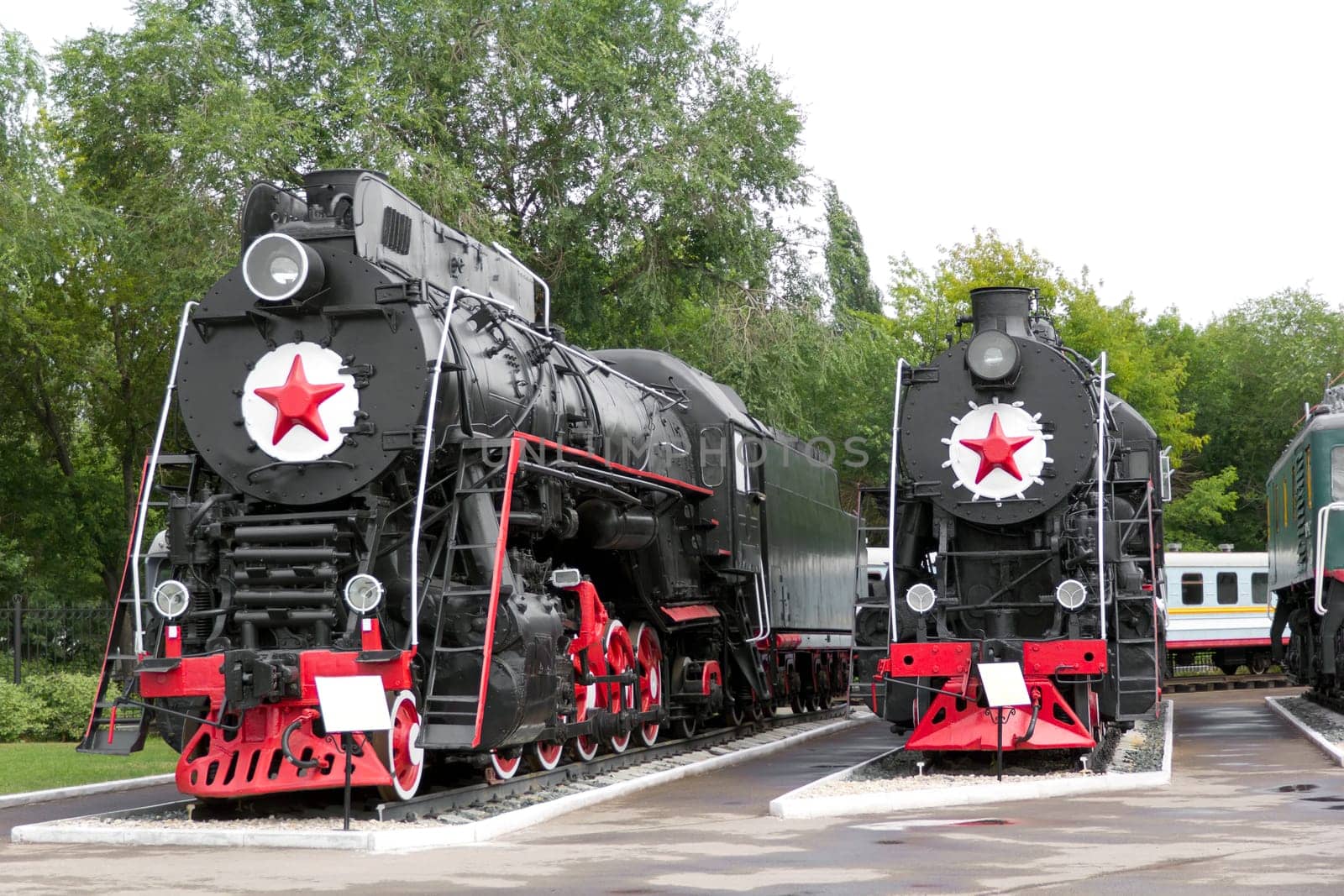Image of Russian rail road locomotive