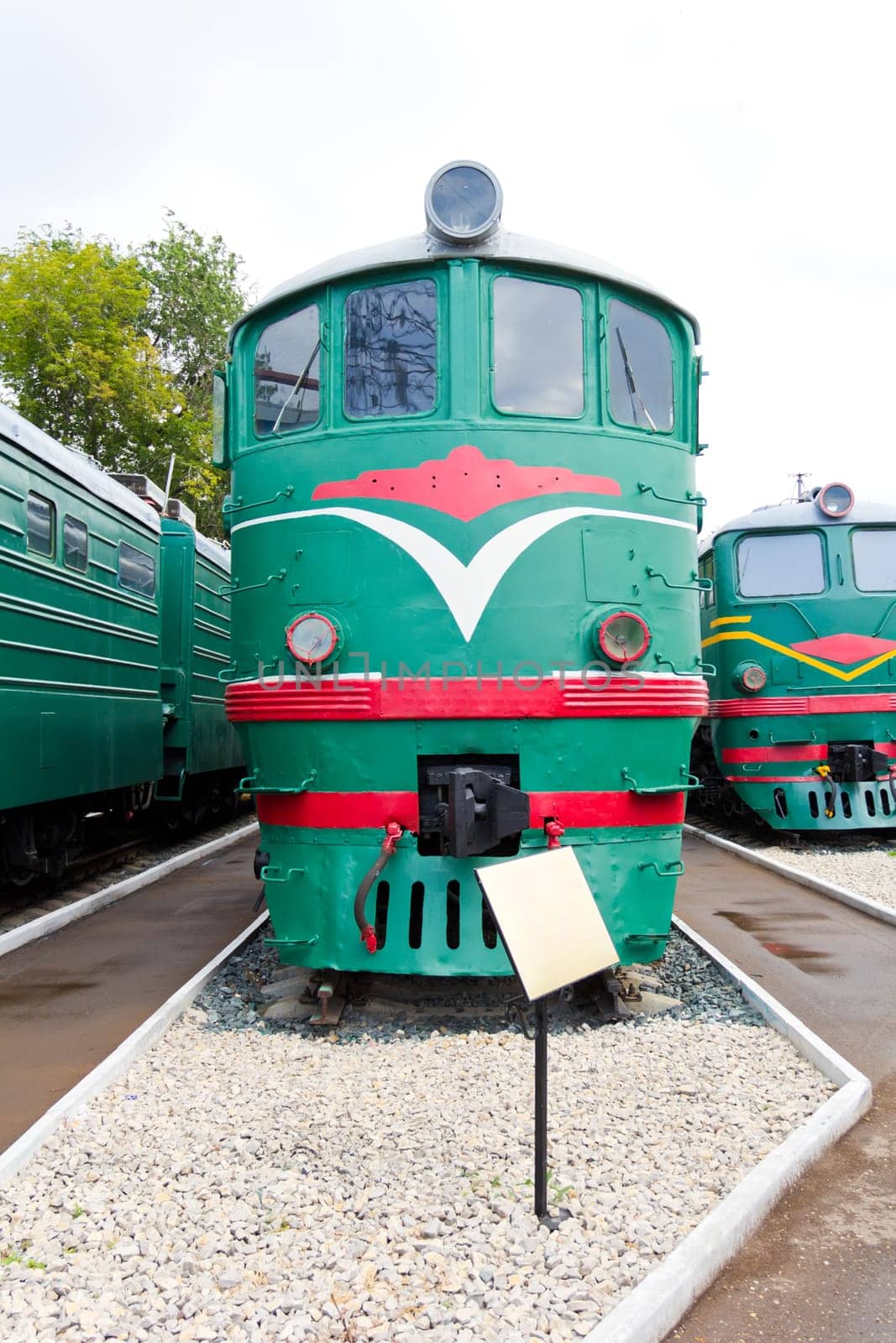 Photo of Russian rail road locomotive