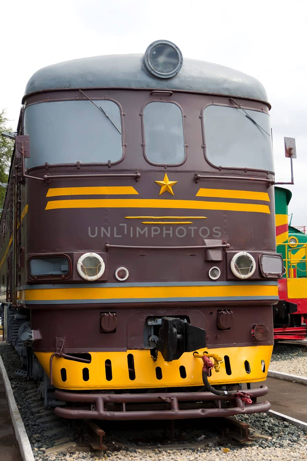 Image of Russian rail road locomotive