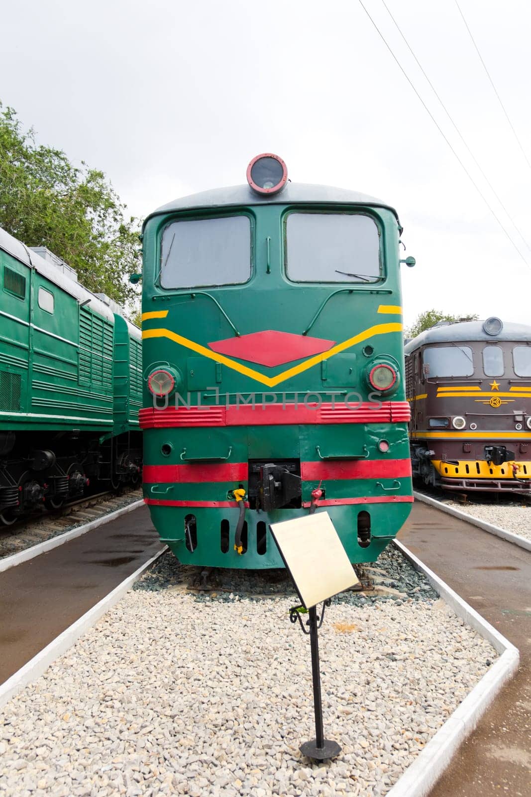 Photo of Russian rail road locomotive