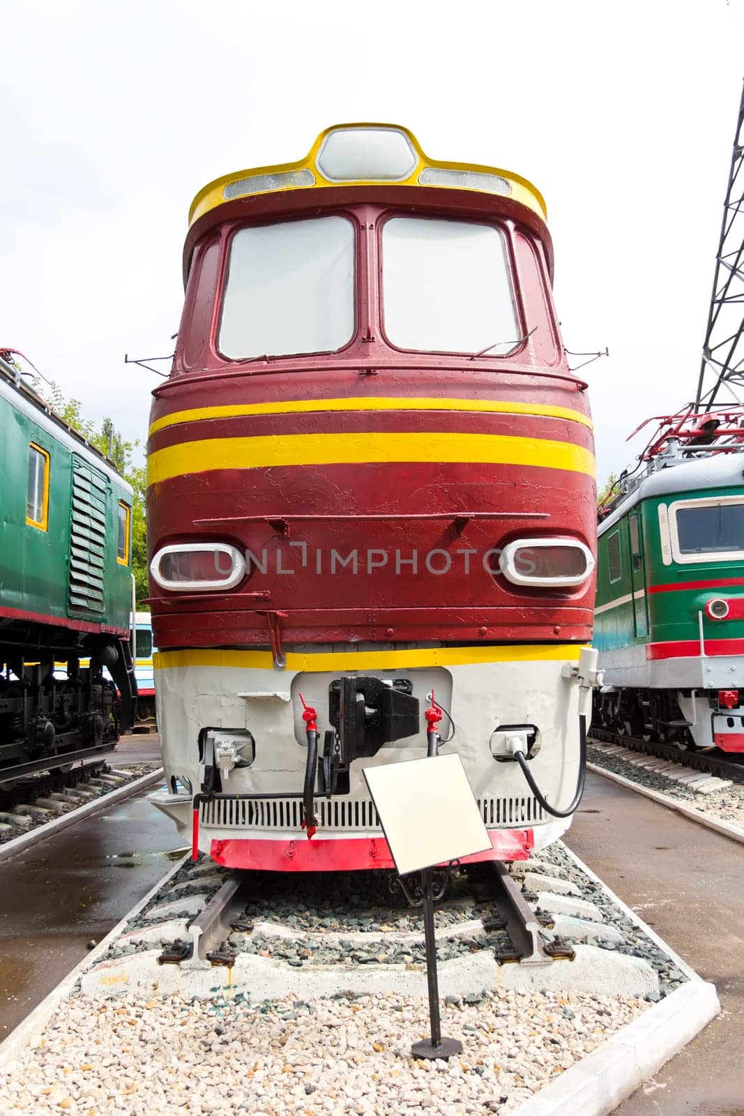 Photo of Russian rail road locomotive