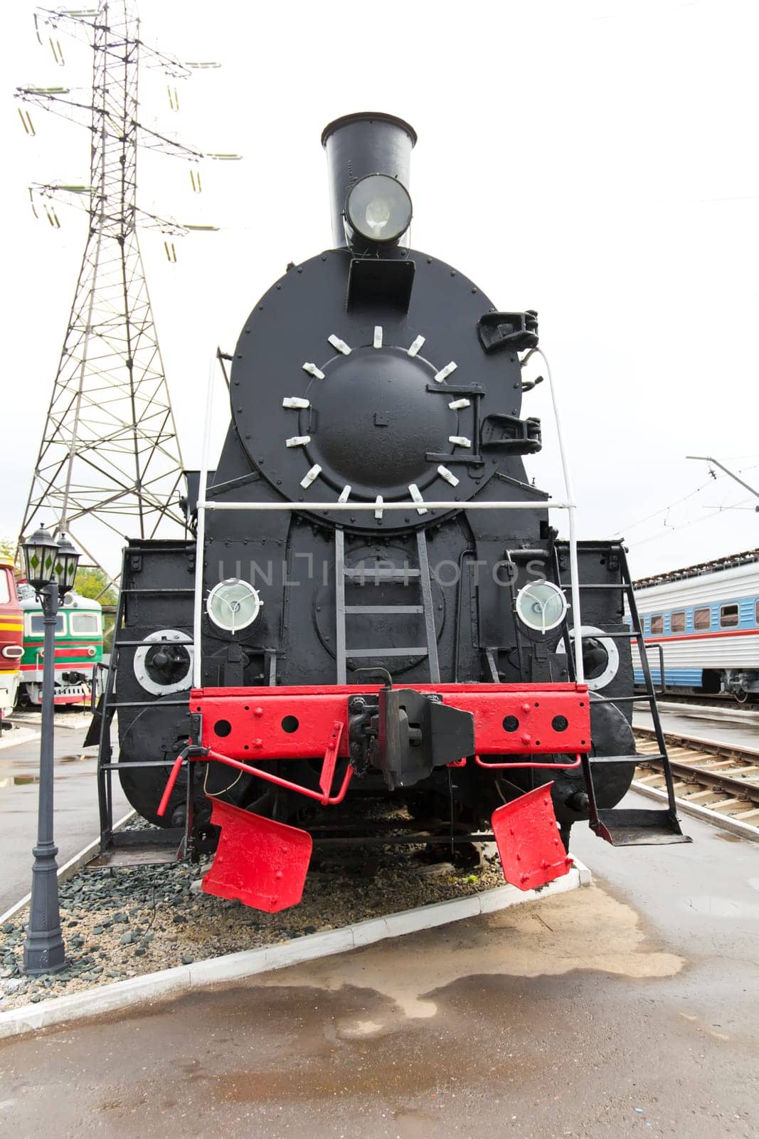 Photo of Russian rail road locomotive