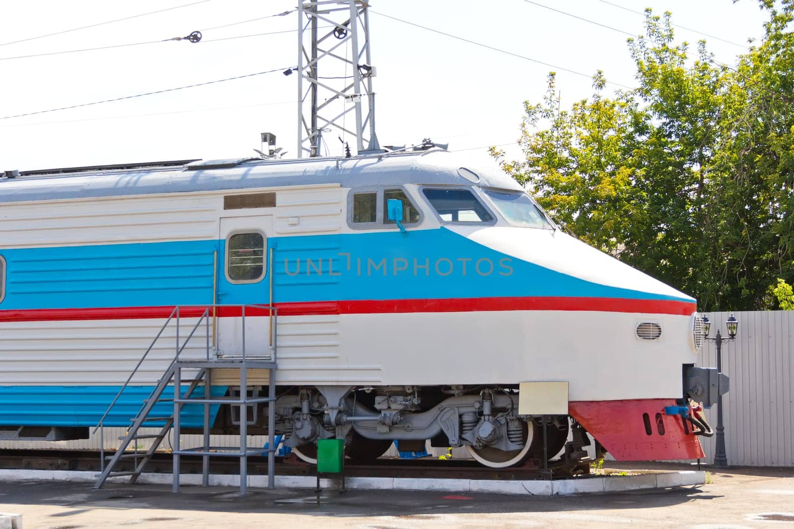Photo of Russian rail road locomotive