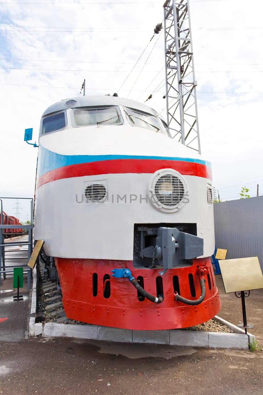 Photo of Russian rail road locomotive