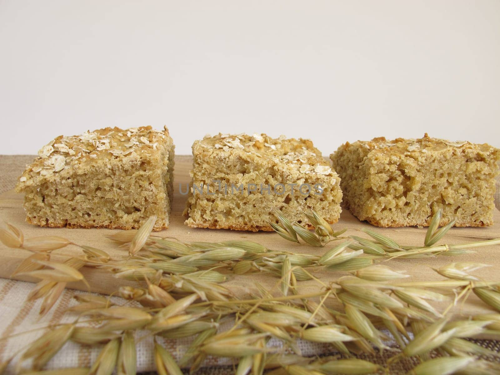 Homemade oat cake