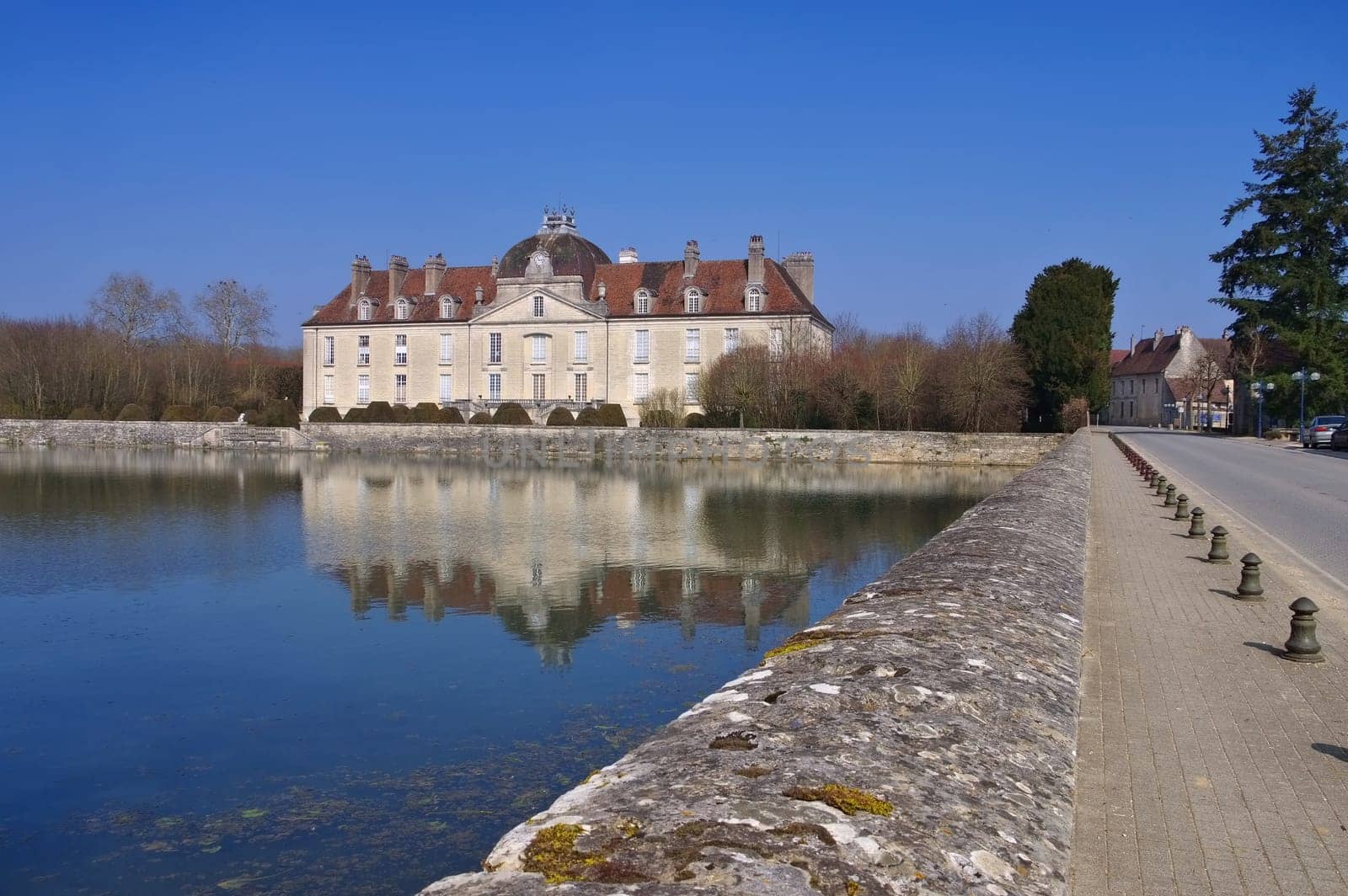 Fontaine-Francaise Chateau in Burgund,Frankreich - Chateau Fontaine-Francaise in Burgundy,France