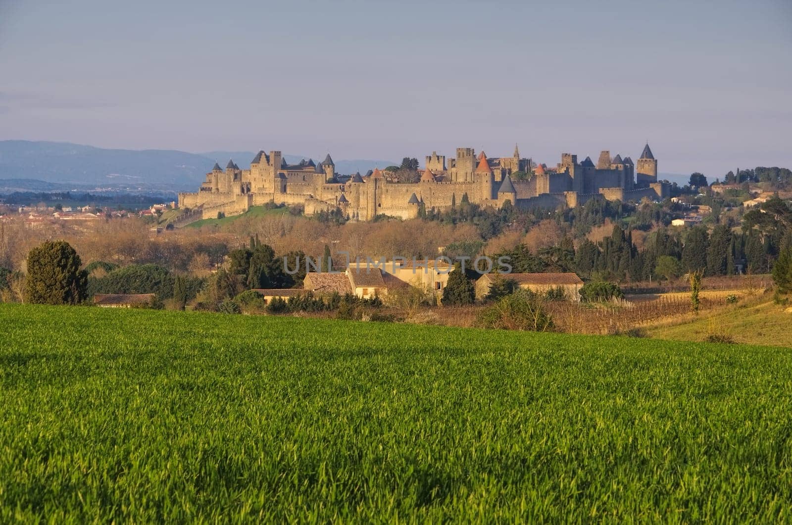 Cite von Carcassonne - Castle of Carcassonne in southern France