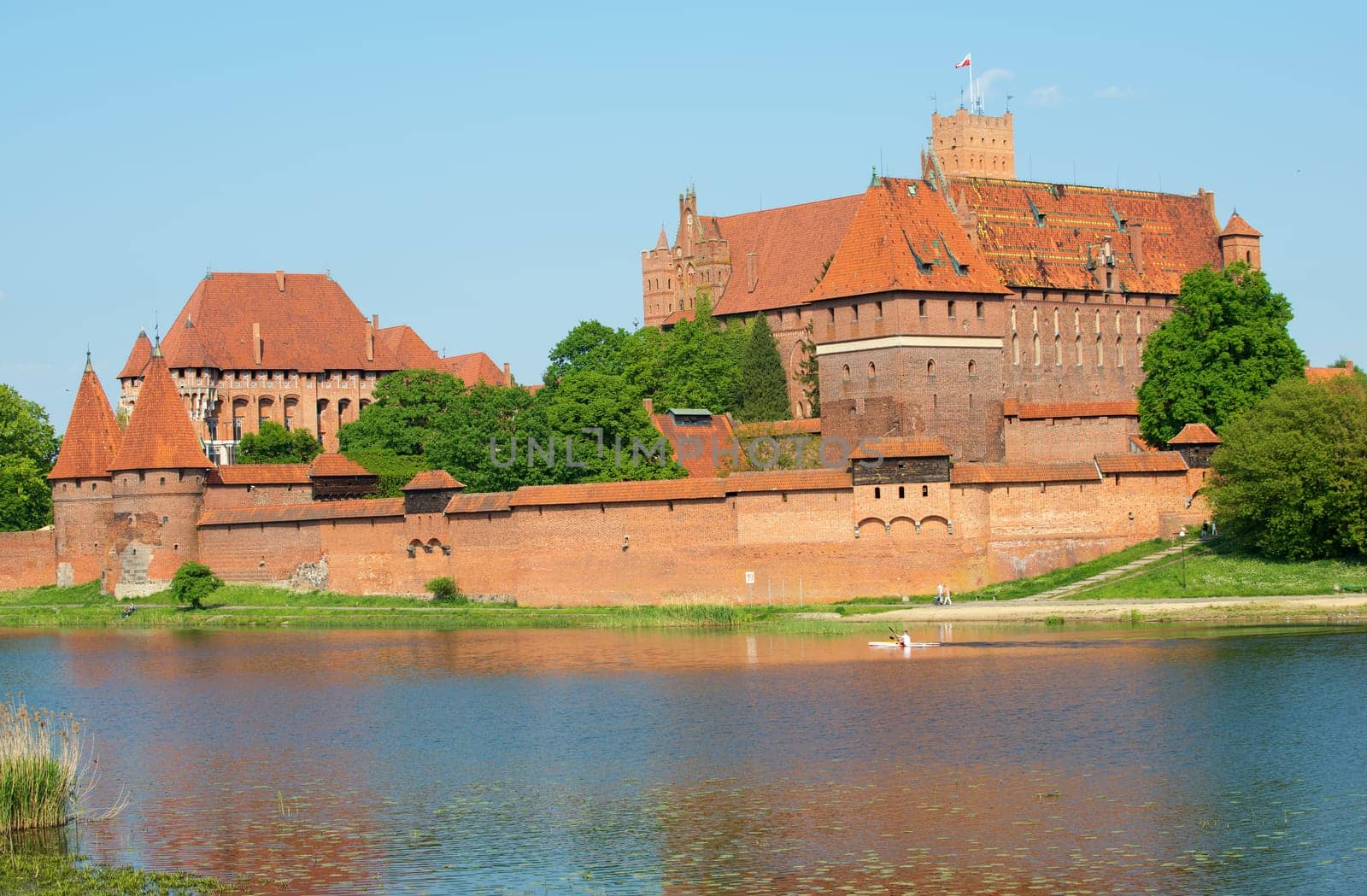 Marienburg,the largest brick castle in Europe