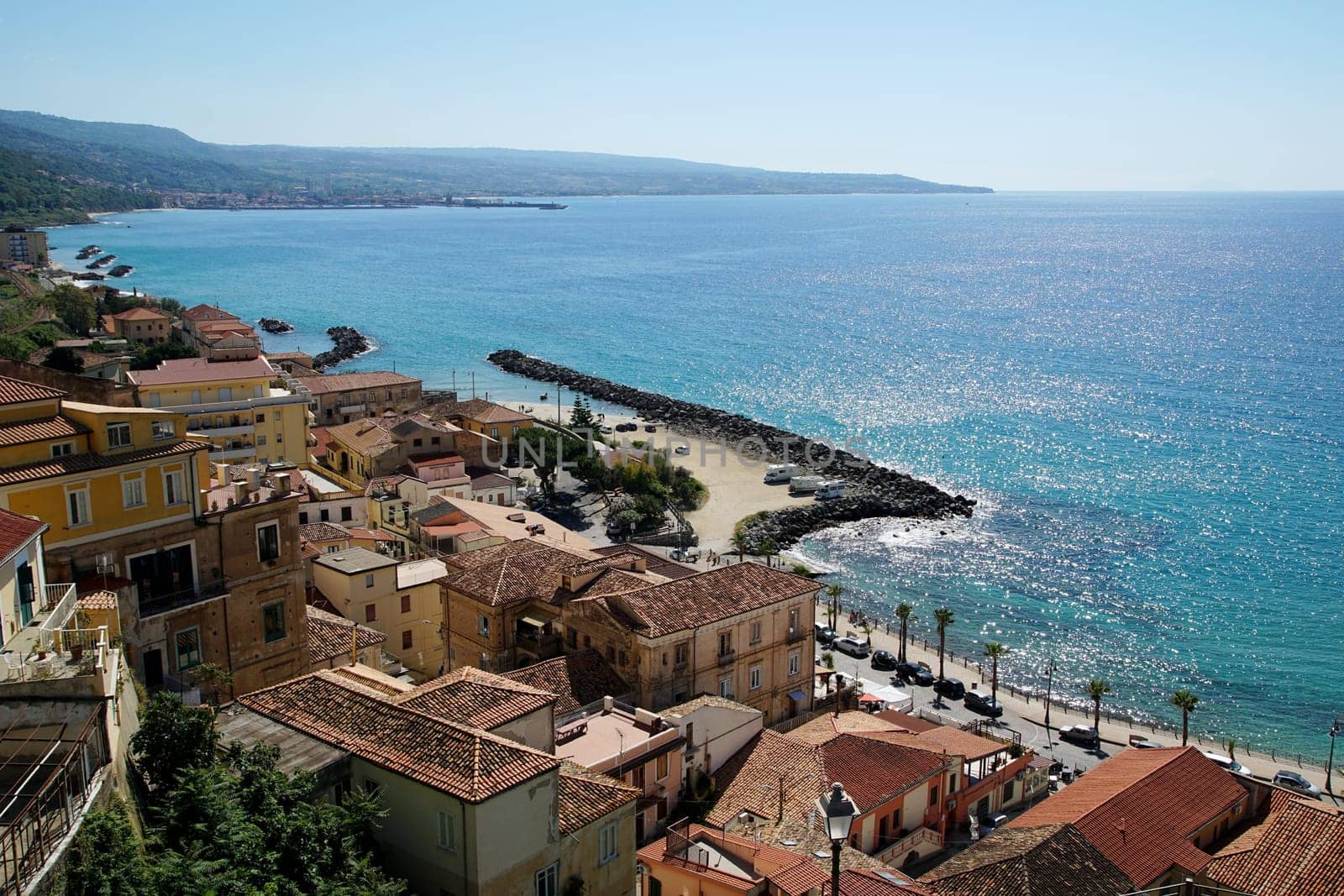Beach promenade of Pizzo