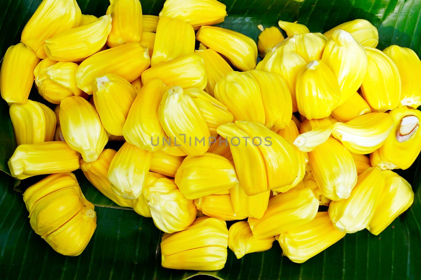 yellow jackfruit at fresh market