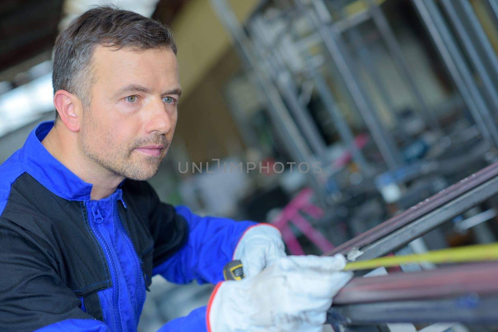 steel factory worker