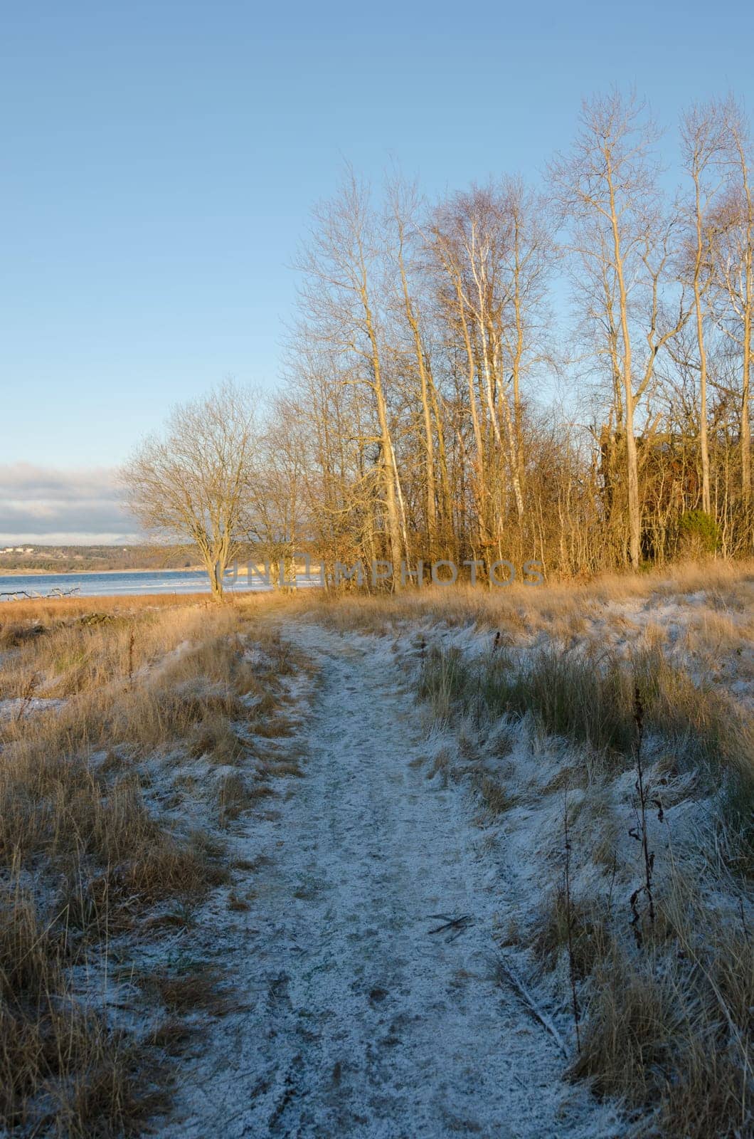 winter in sweden on the westcoast. Stigfjorden betwhen Tjorn and Orust