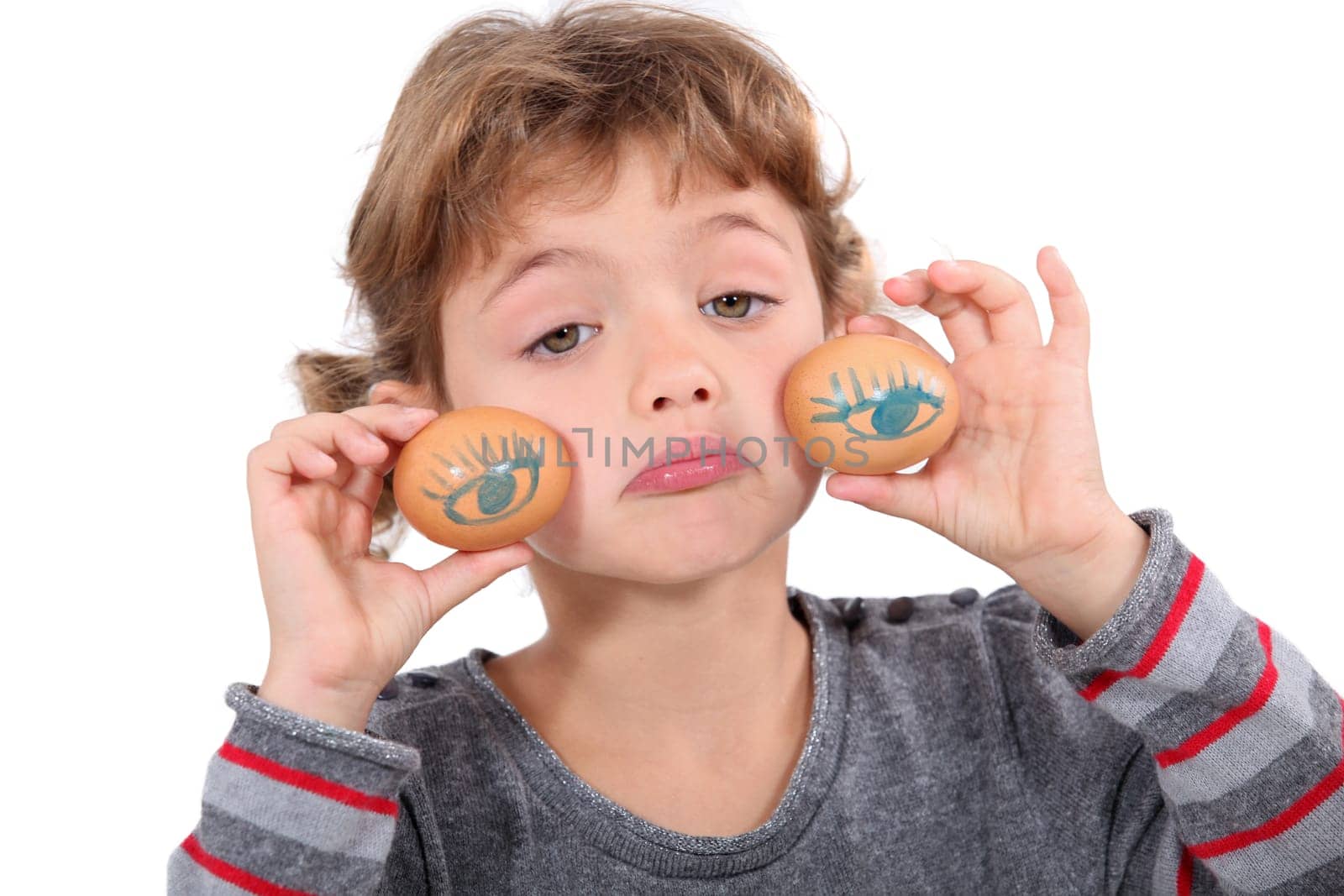 Holding my eyes on eggs