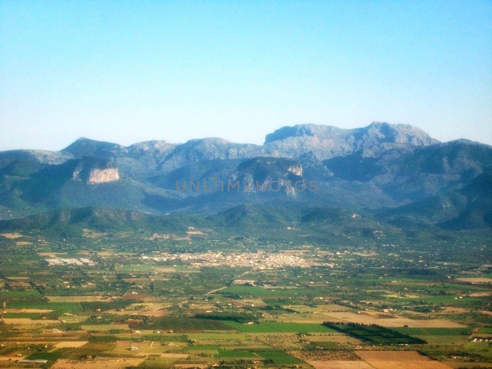 Tramuntana mountains, Majorca, Spain - aerial view