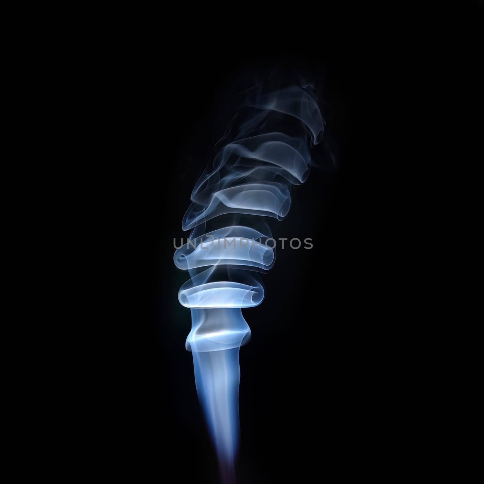 Abstract smoke on dark background.