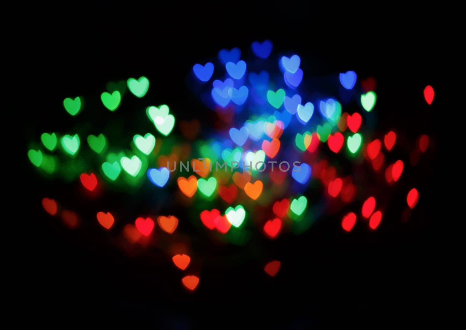 Heart bokeh background for use in graphic design.