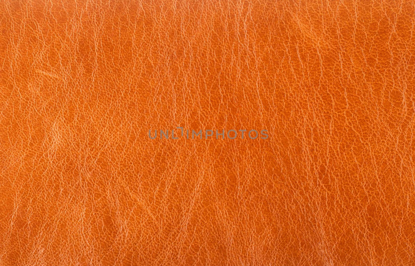 Close up of orange leather texture