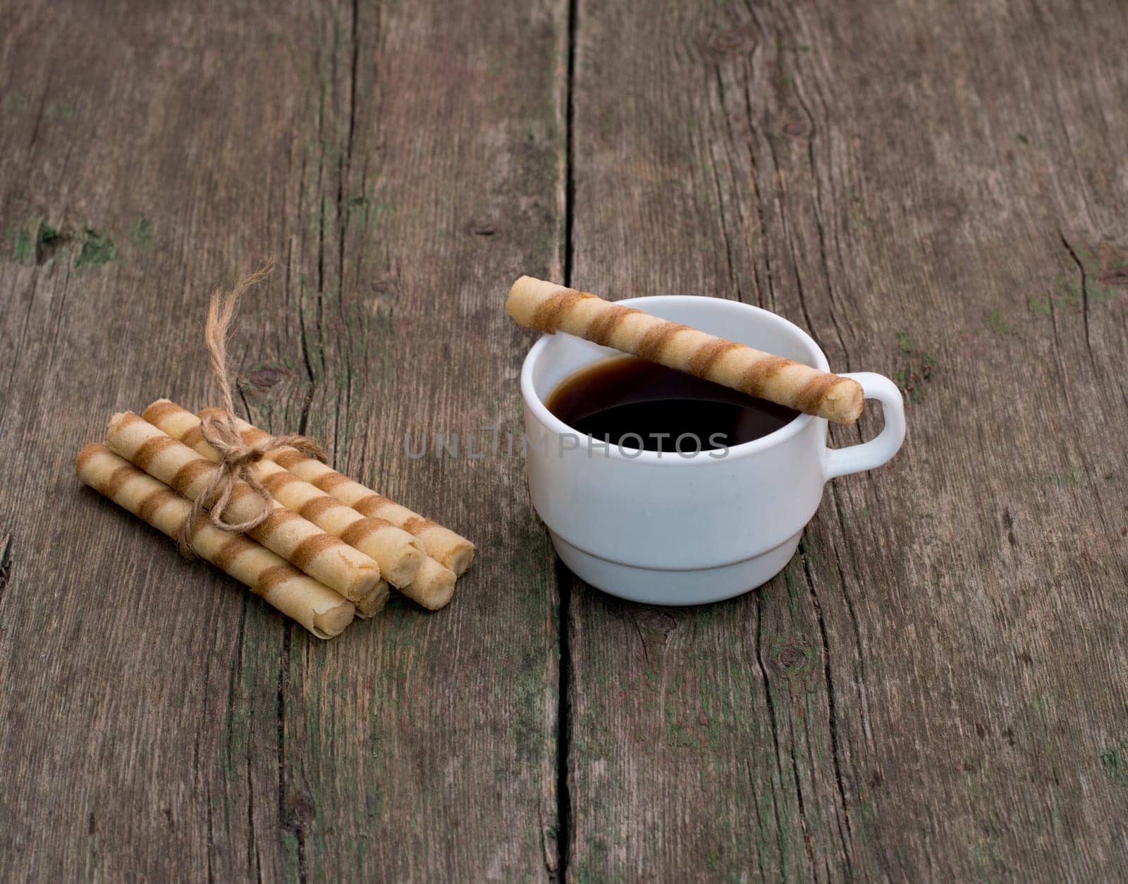linking of cookies, coffee and baking from above on it, a subject hot drinks and sweets
