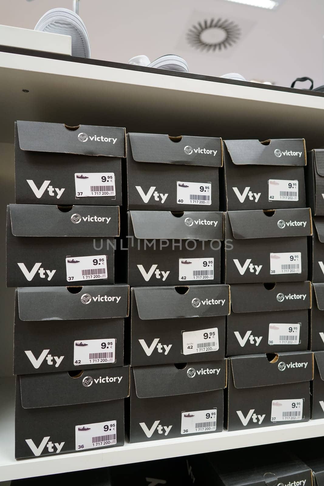 Shoeboxes on the shelf