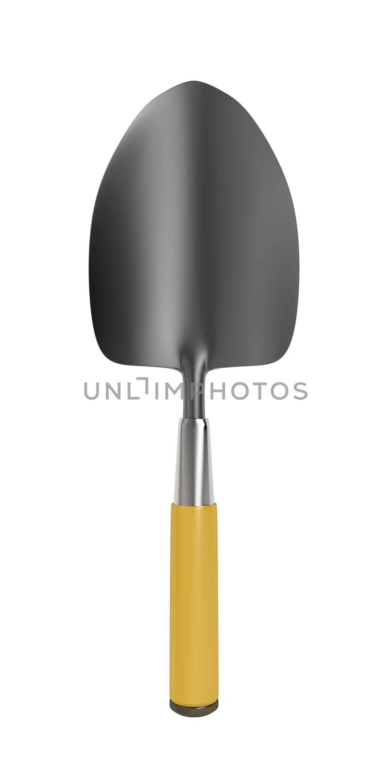 Garden trowel isolated on white background