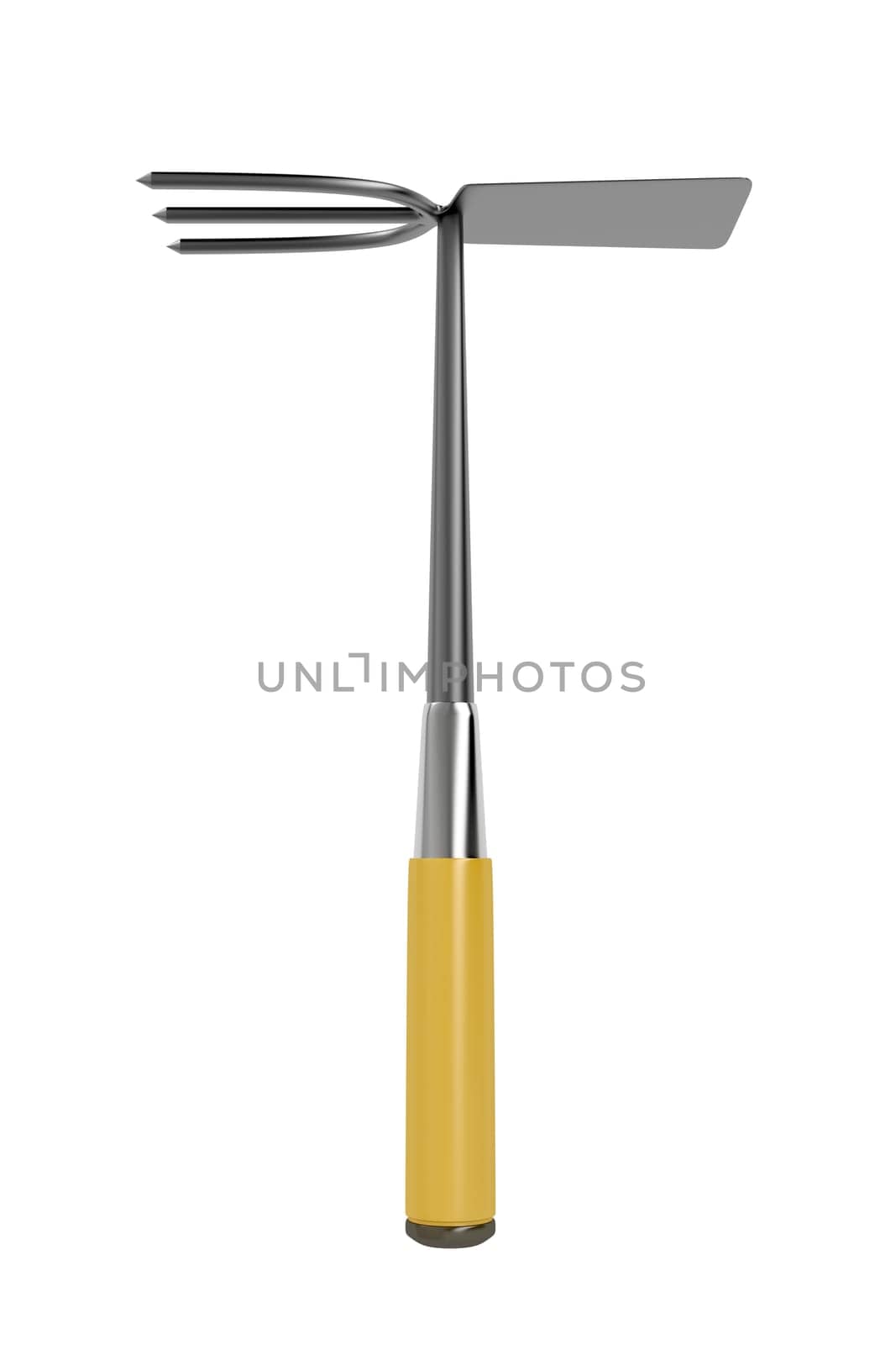 Gardening hoe isolated on white background