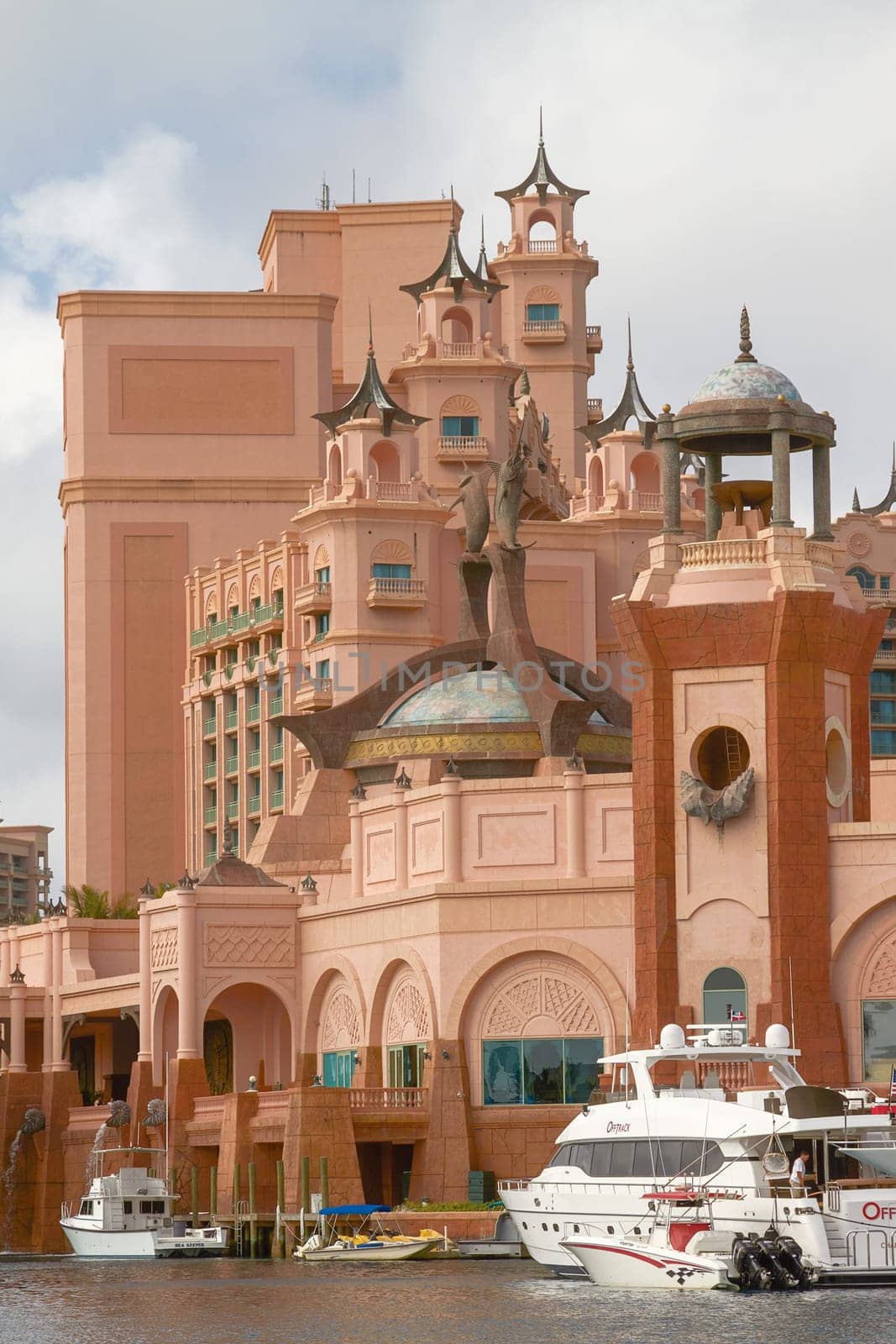 NASSAU, BAHAMAS - JANUARY 17, 2010: The Atlantis Paradise Island Resort in Nassau, Bahamas