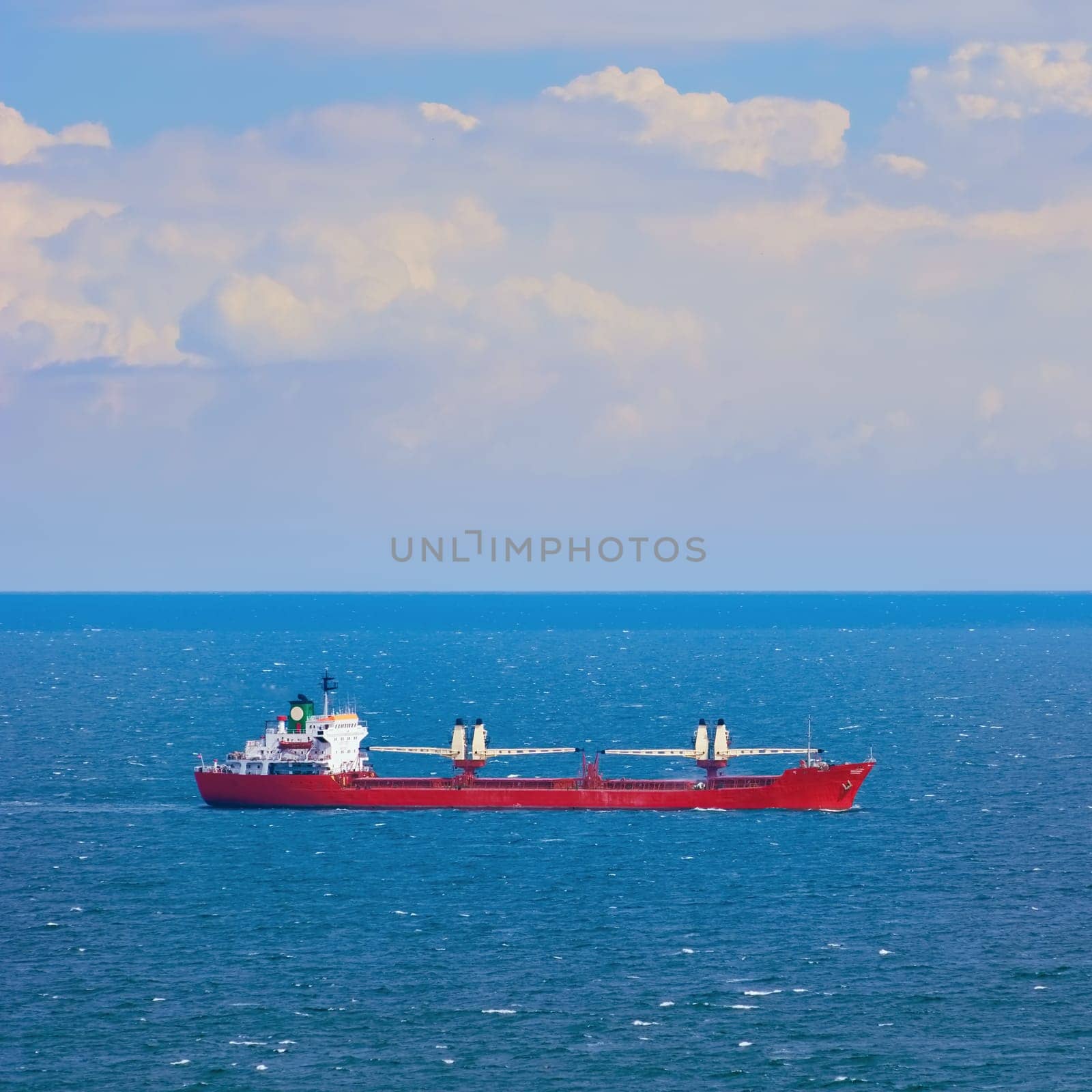 Bulk Carrier Ship in the Black Sea