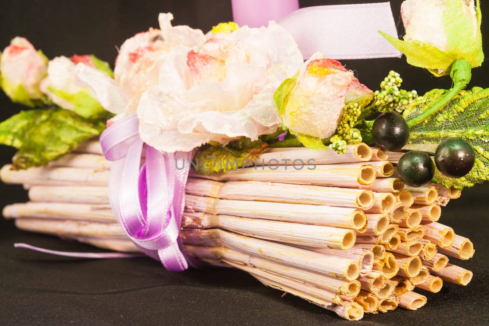 Wedding bunch of sticks. Decoration foe wedding party