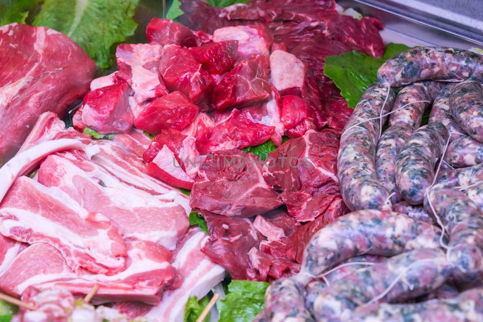 Meats and prepared Italian craft butcher Sicilian