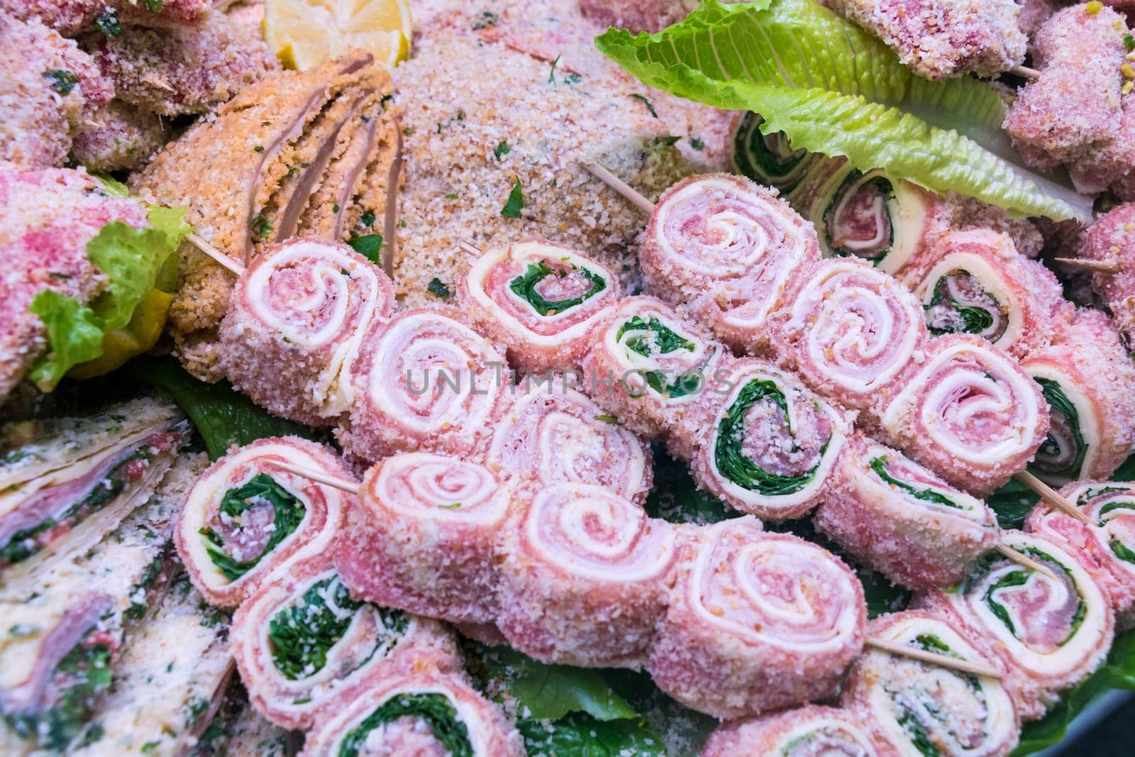 Meats and prepared Italian craft butcher Sicilian