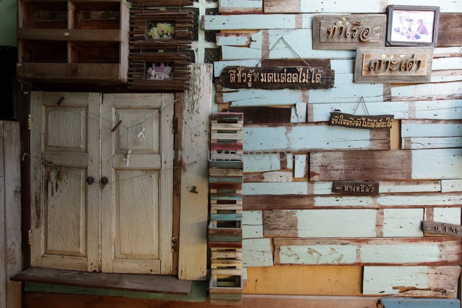 a woodhouse on the Ko Tao Island in the Gulf of Thailand in the southeast of Thailand in Southeastasia.